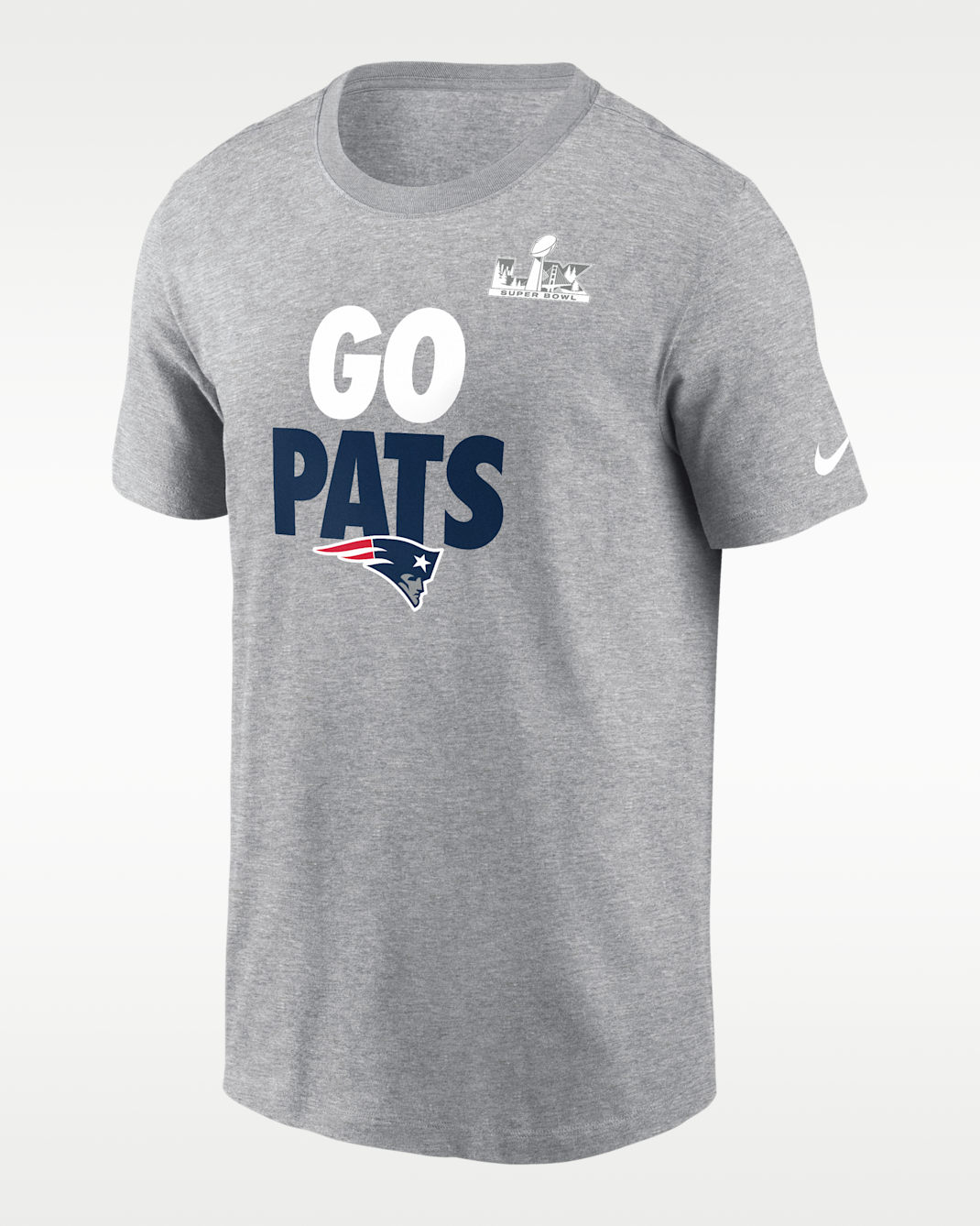 New England Patriots 2026 AFC Champions Fast As Fast Gets Men's Nike NFL T-Shirt - Heather