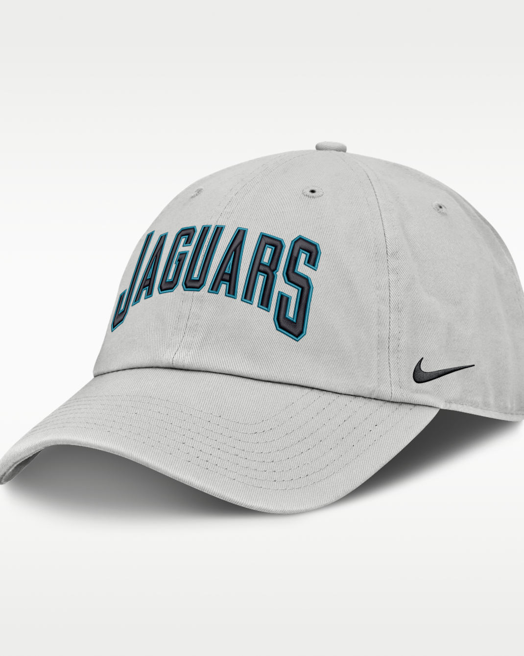 Jacksonville Jaguars Primetime Club Arched Men's Nike NFL Adjustable Hat - Grey
