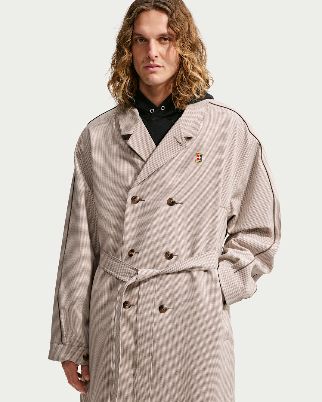 Nike Club Rules trenchcoat til herre - Mink Brown/Sanddrift/Ironstone