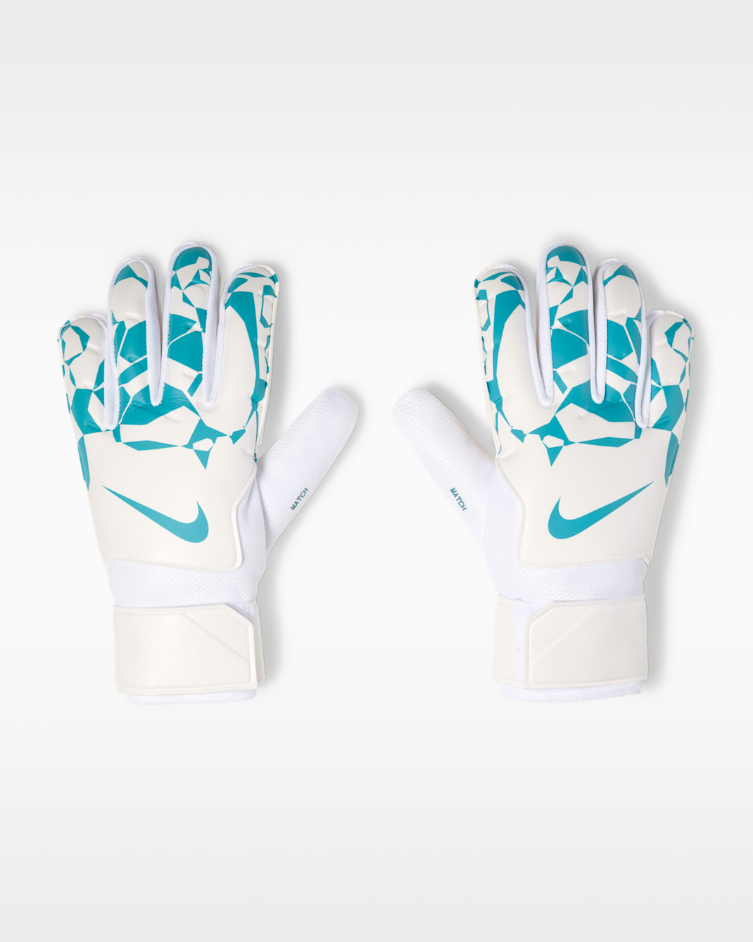 Nike Match Goalkeeper Football Gloves - White/Dusty Cactus/Dusty Cactus