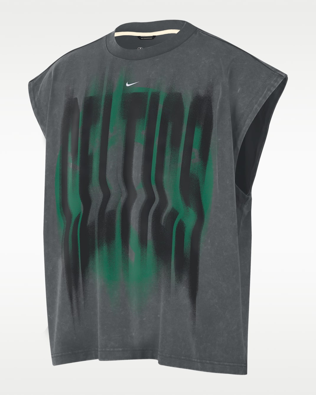 Boston Celtics Standard Issue Men's Nike Sleeveless Basketball Top - Iron Grey/White