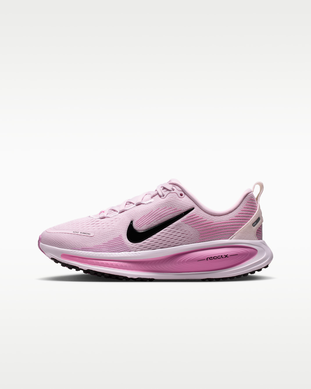 Nike Vomero 18 Big Kids' Road Running Shoes - Bleached Lilac/Light Magenta/Pink Rise/Black