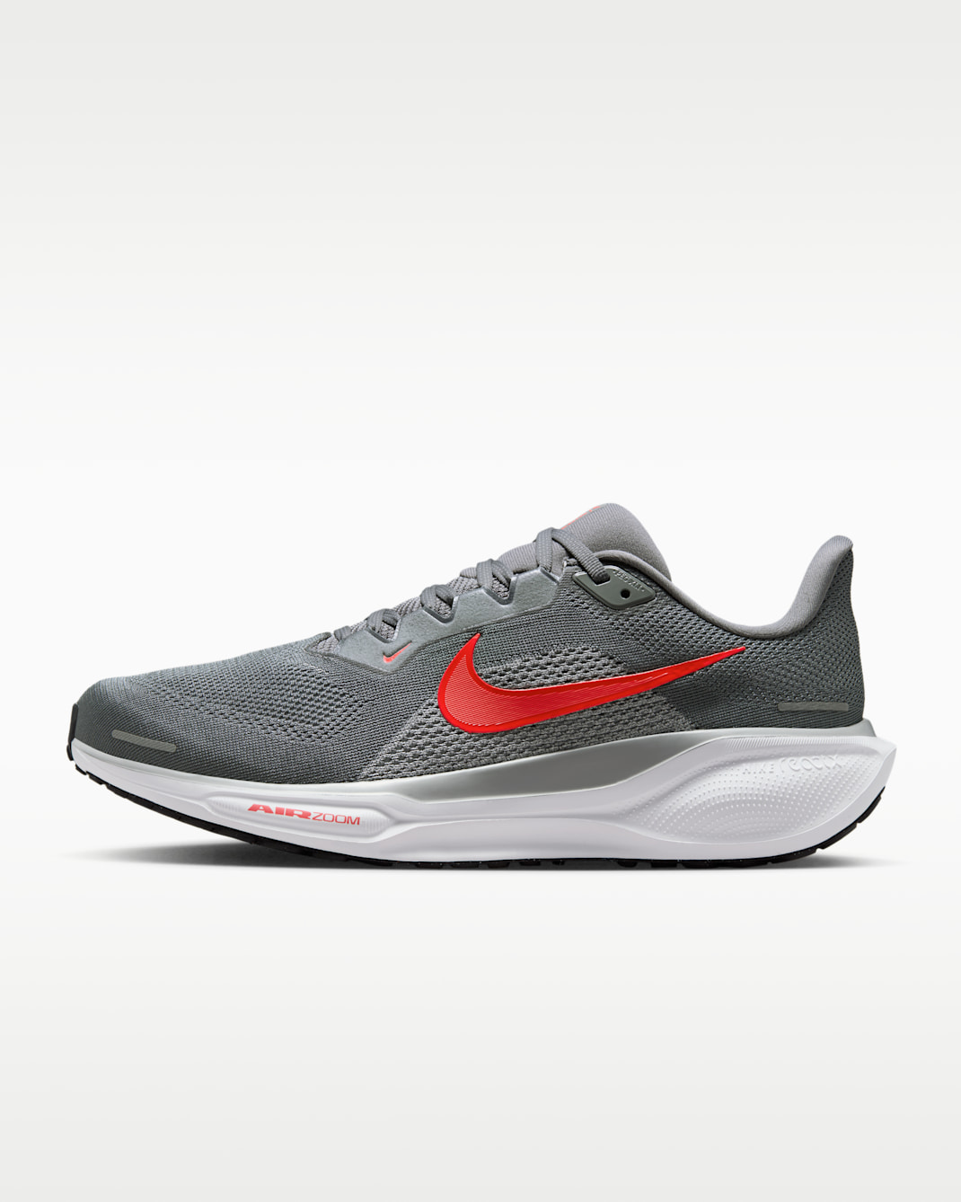 Nike Pegasus 41 Men's Road Running Shoes (Extra Wide) - Cool Grey/Wolf Grey/Pure Platinum/Bright Crimson