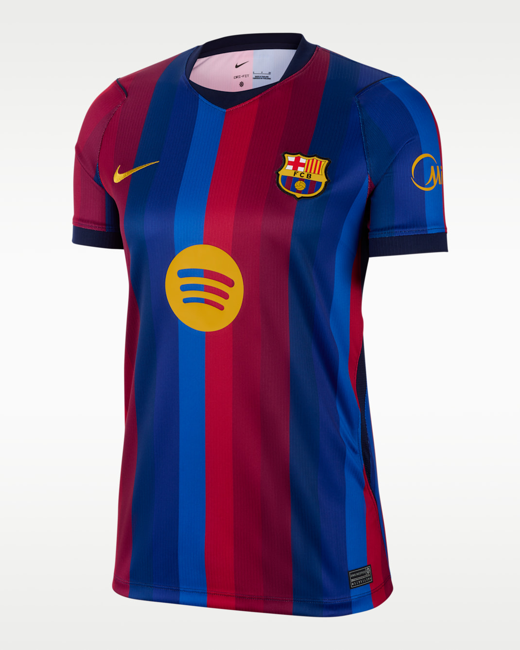 F.C. Barcelona 2026/27 Stadium Home Women's Nike Dri-FIT Football Replica Shirt - Deep Garnet/Blue Void/Blackened Blue/Mineral Yellow
