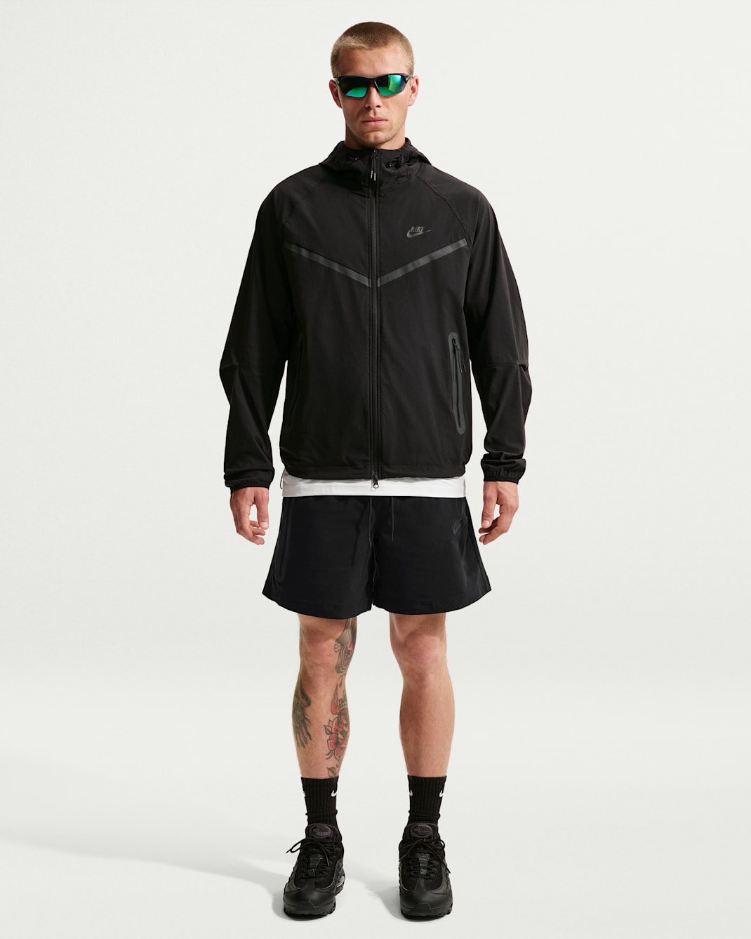 Shorts de tejido Woven para hombre Nike Tech - Negro/Negro