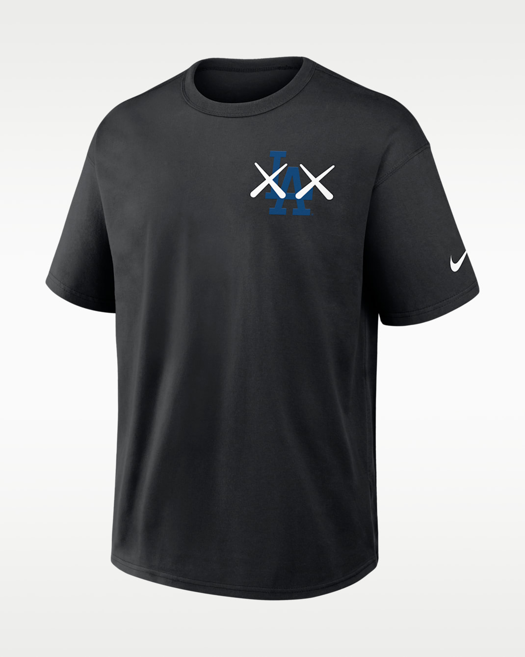 Los Angeles Dodgers Elevated Max90 Men's Nike x KAWS MLB T-Shirt - Black
