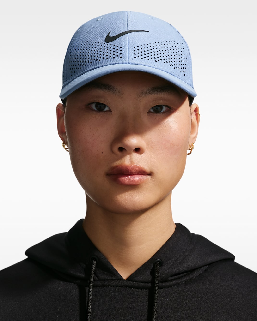 Gorra Swoosh con estructura Nike Dri-FIT ADV Club - Azul de trabajo/Negro