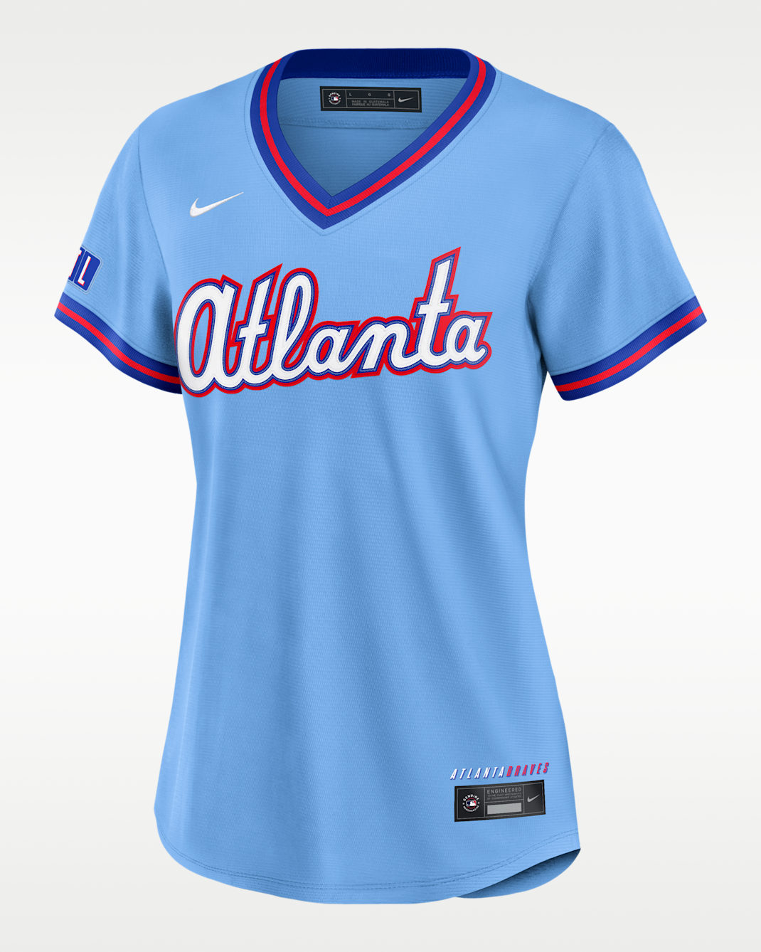 Atlanta Braves City Connect Women's Nike MLB Stadium Jersey - Powder Blue