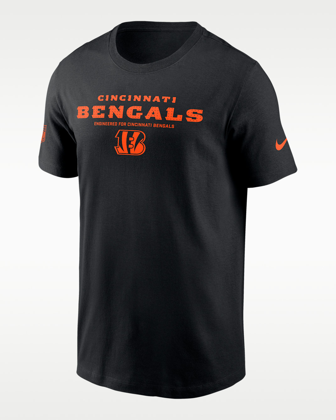 Playera Nike Dri-FIT de la NFL para hombre Cincinnati Bengals Sideline Team Issue - Negro