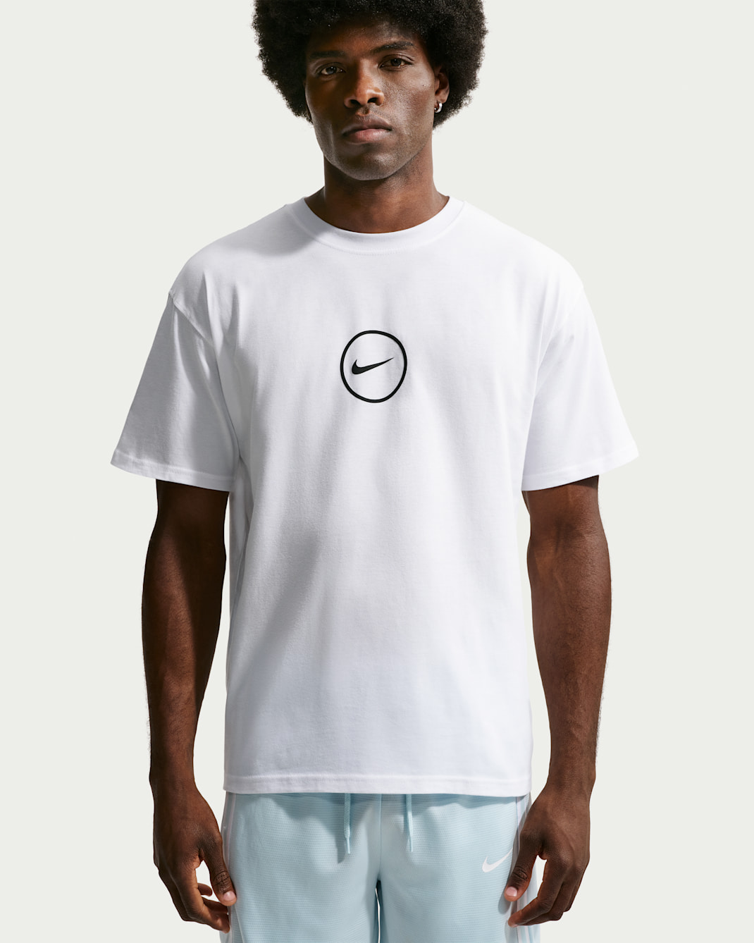 T-shirt de basket Nike pour homme - Blanc