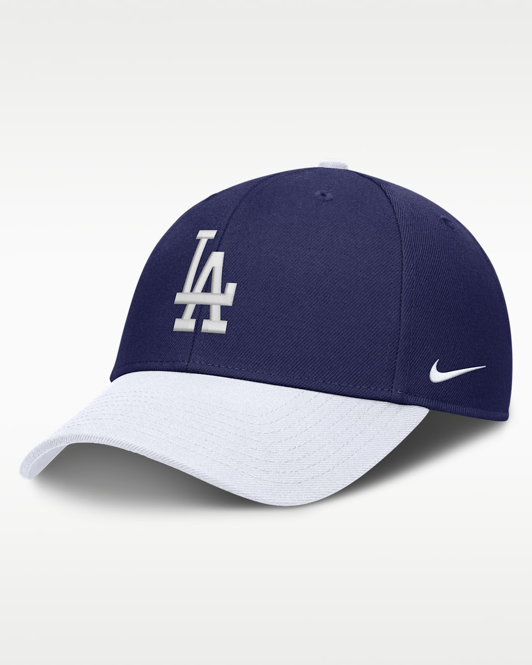 Gorra Nike Evergreen de la MLB para hombre Los Angeles Dodgers - Azul fiel/Blanco