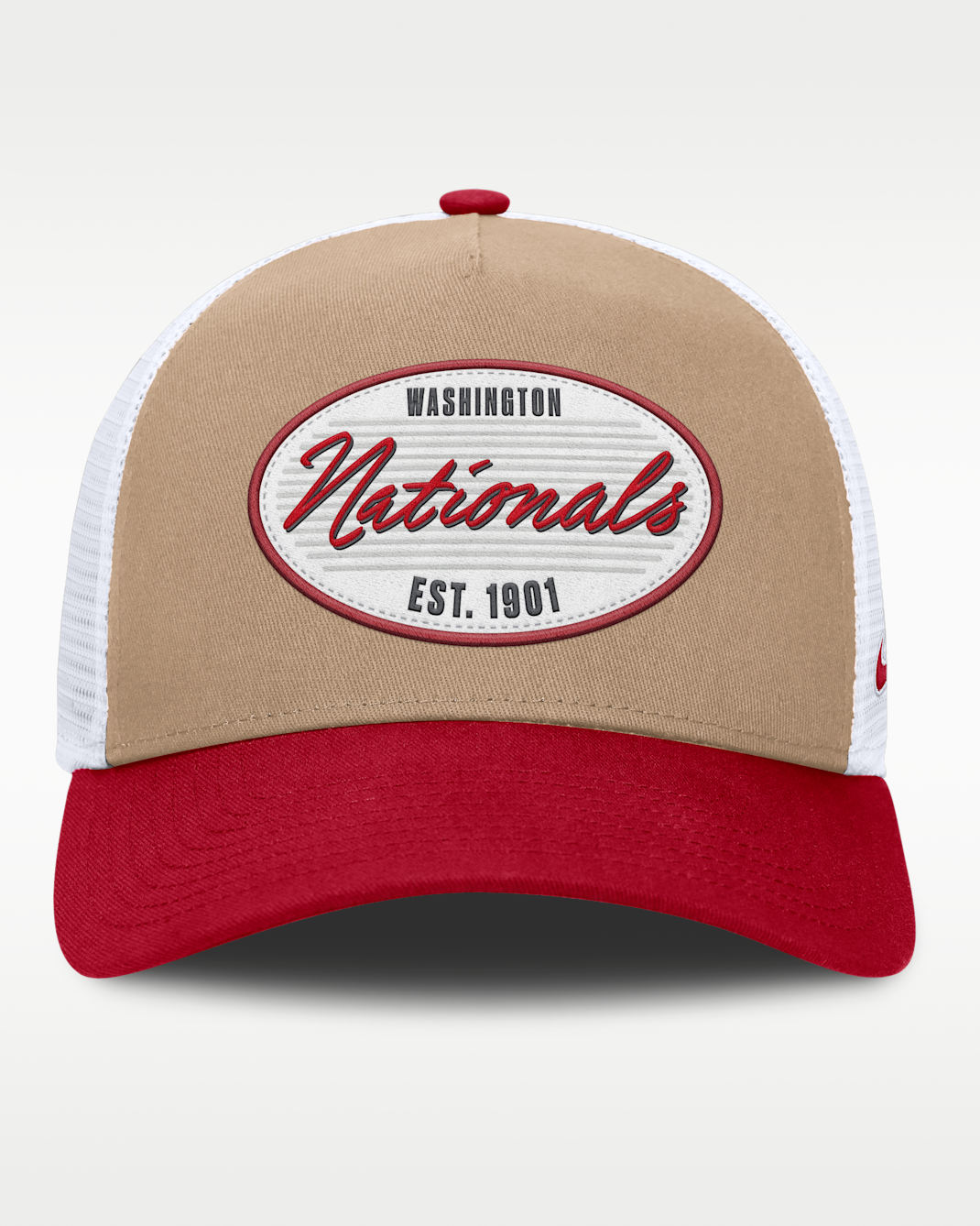 Washington Nationals Rise Men's Nike MLB A-Frame Trucker Adjustable Hat