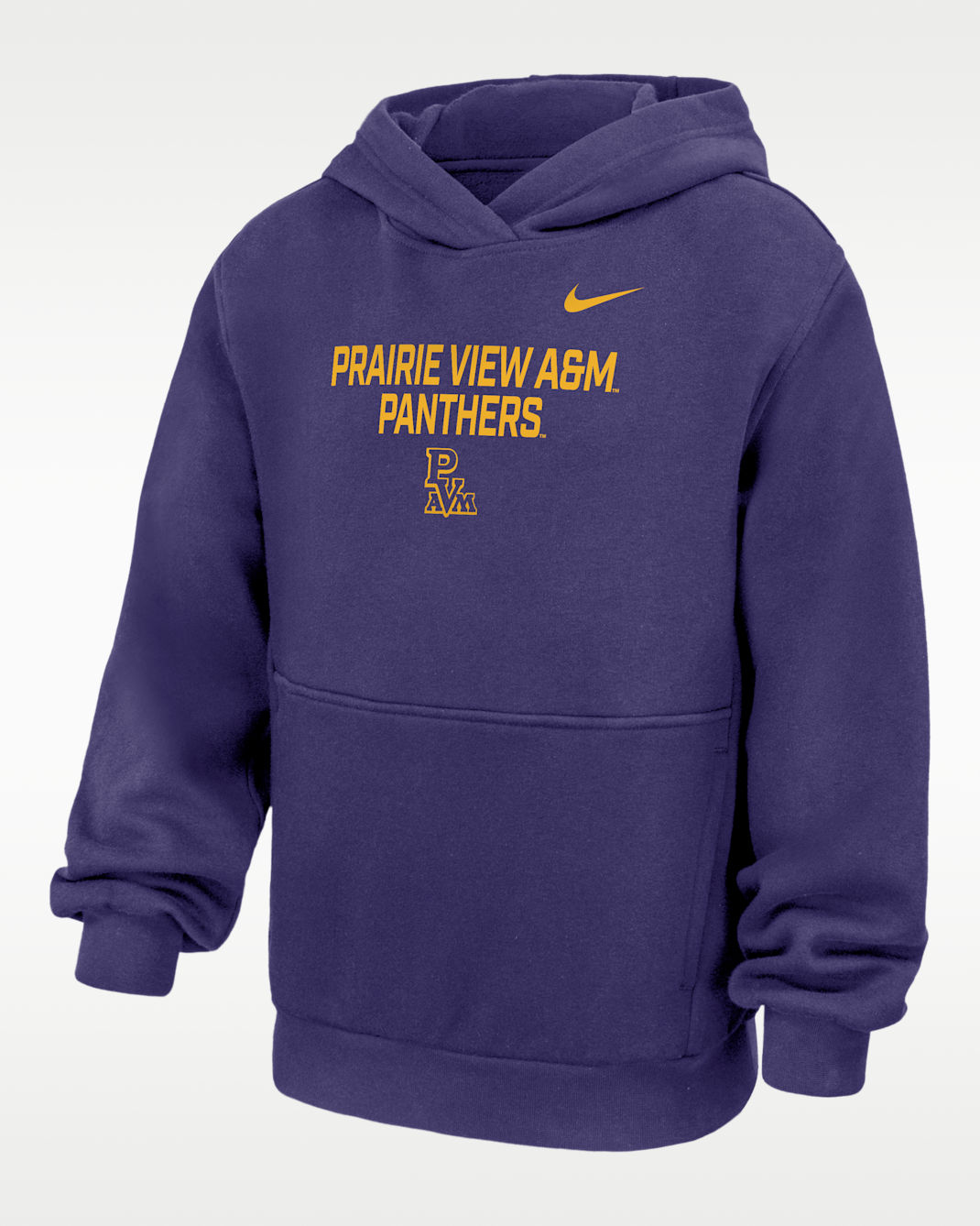 Nike College (Prairie View A&M University) Big Kids' Club Fleece Pullover Hoodie - New Orchid