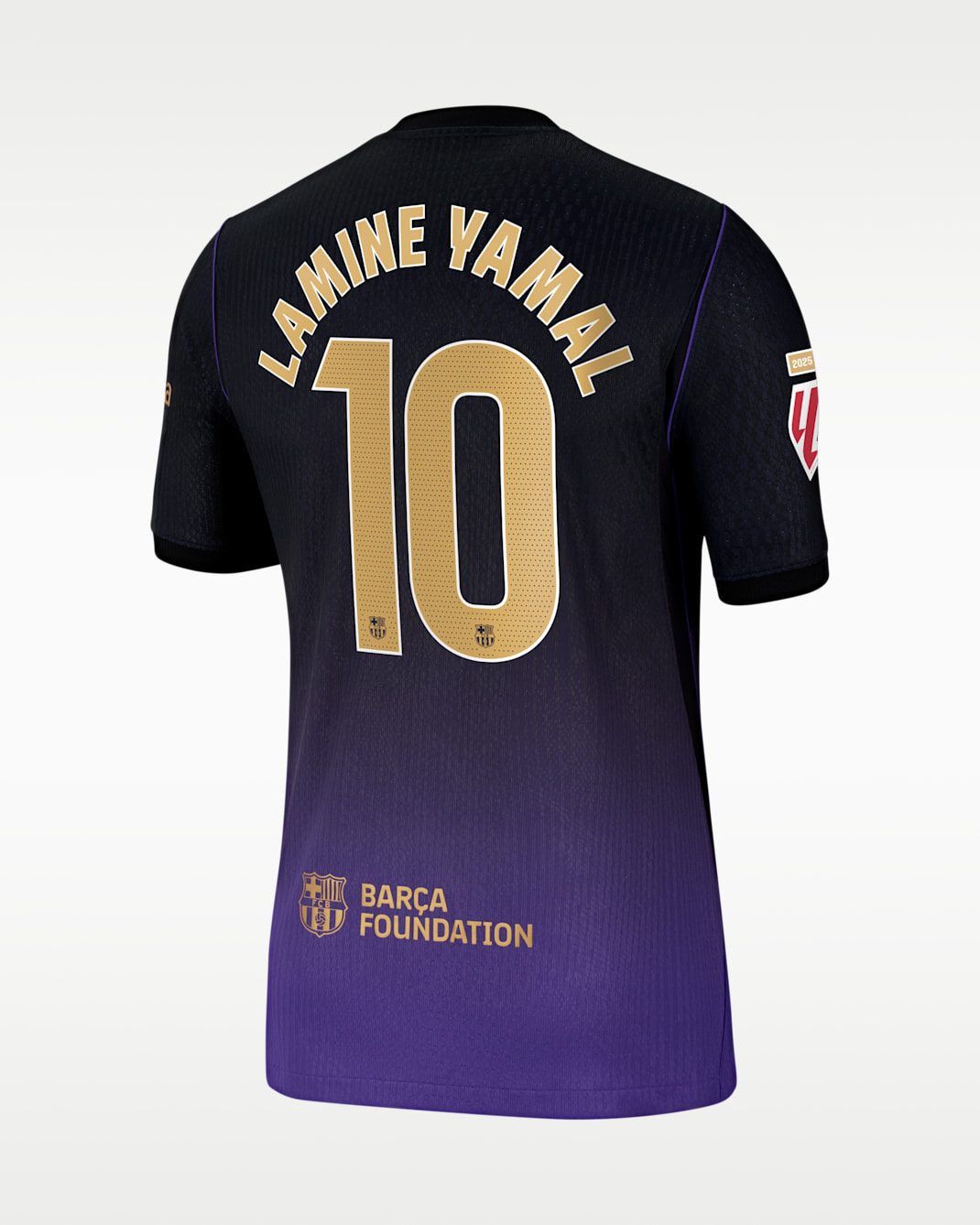 Lamine Yamal Barcelona 2026/27 Match Away Kobe Men's Nike Aero-FIT Soccer Jersey - Purple