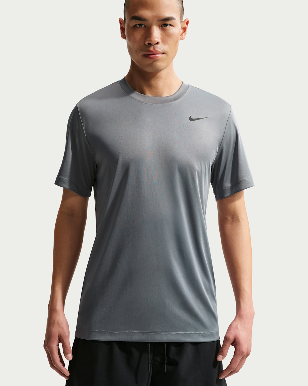 Nike Men's Dri-FIT Training T-Shirt - Smoke Grey/Black