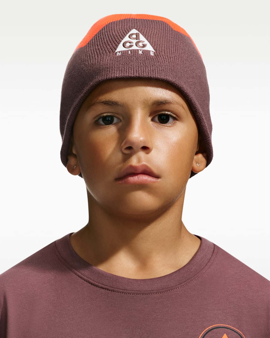 ACG Big Kids' Block Peak Beanie - Tattoo
