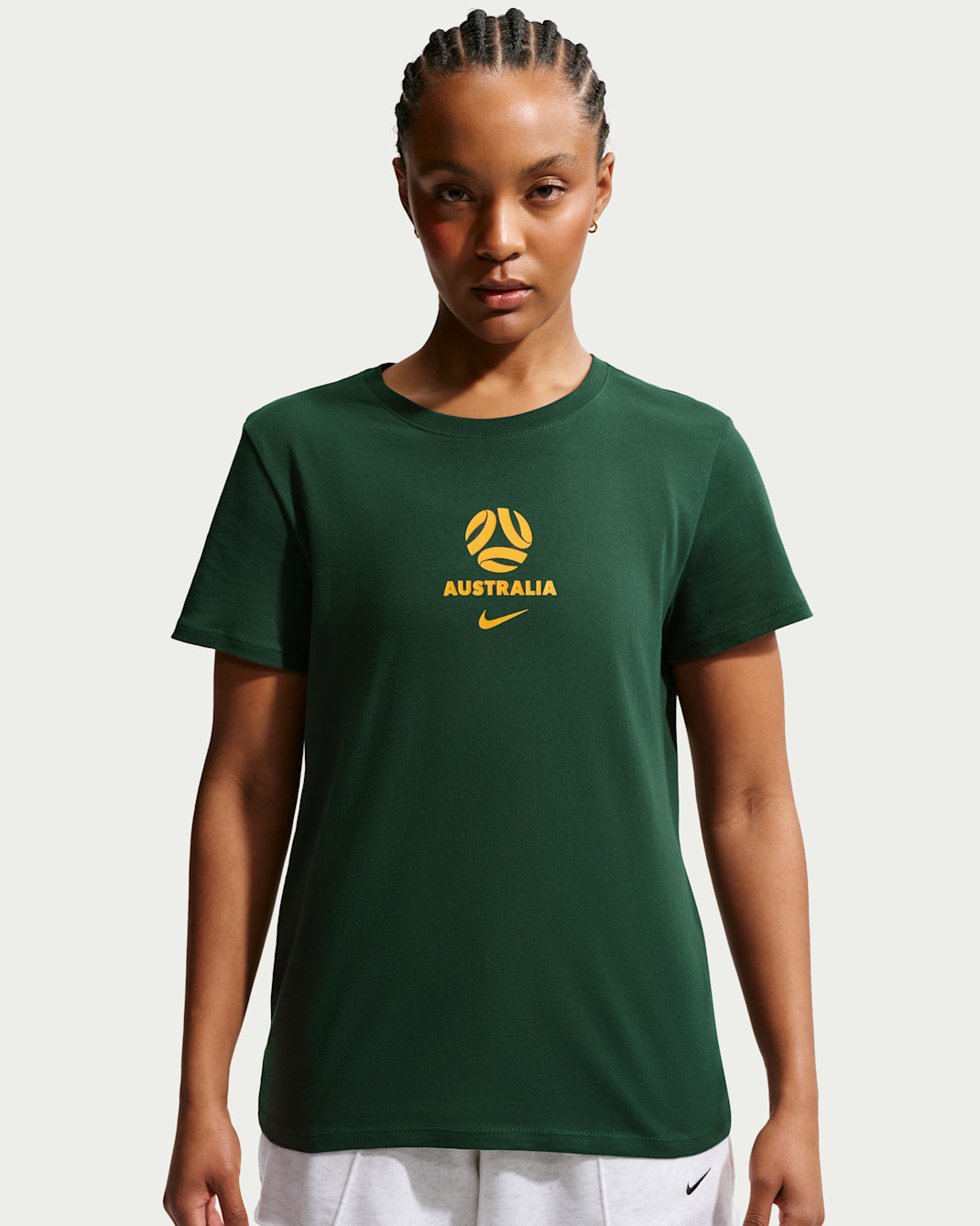 Australia Men's Nike Football T-Shirt - Pro Green