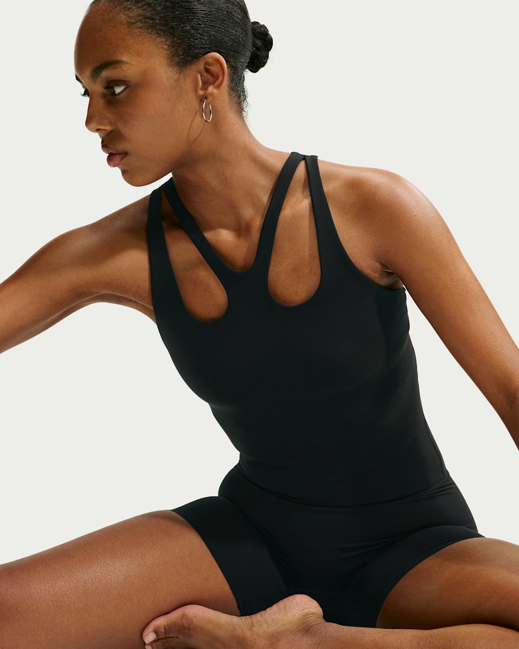 Nike Zenvy Women's Dri-FIT Tank Top - Black/Cool Grey