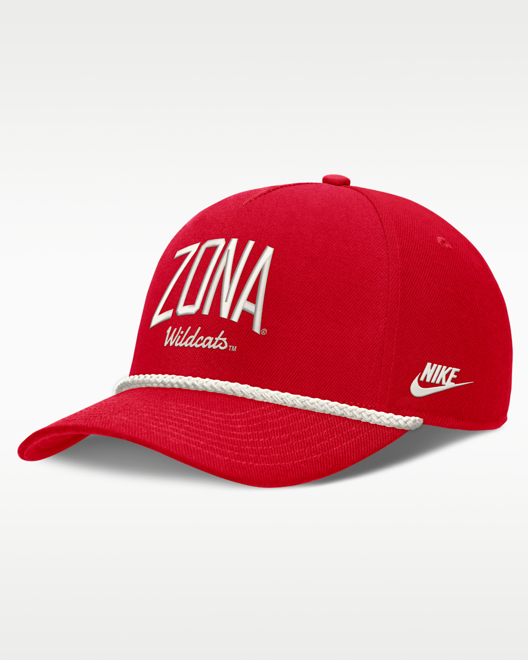 Arizona Legacy Letter Rise Men's Nike Dri-FIT College A-Frame Adjustable Hat - Red
