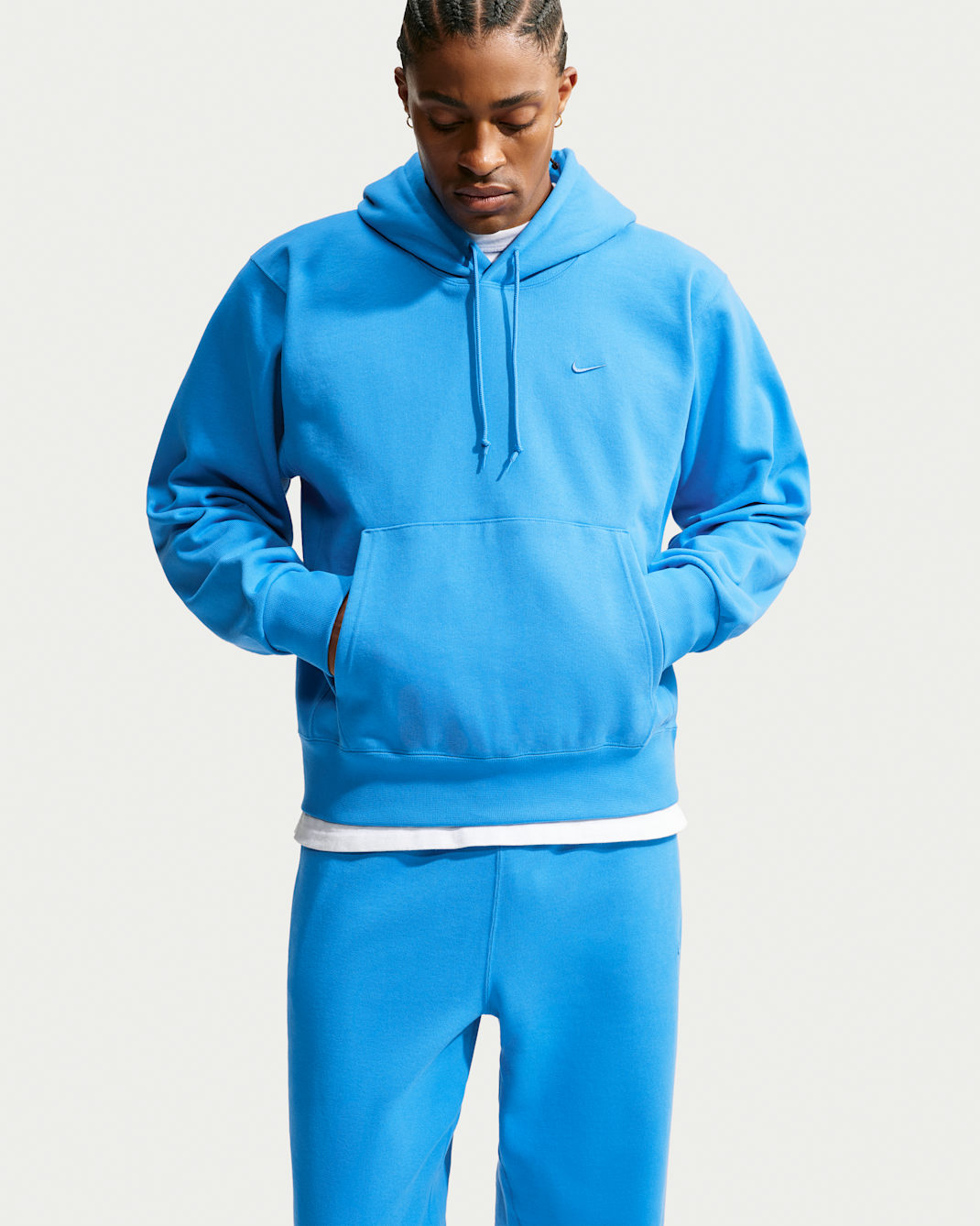 Sweat à capuche en Fleece Nike Energy pour homme - Light Photo Blue