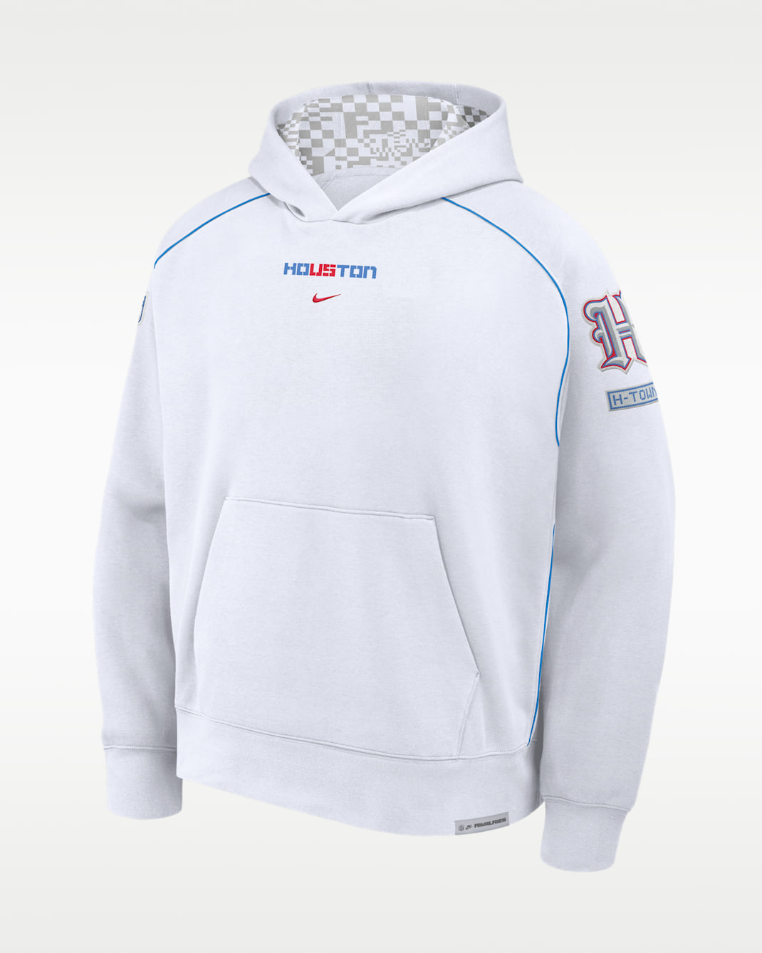 Sudadera con gorro sin cierre Nike de la NFL para hombre Houston Texans Rivalries Collection Air - Blanco