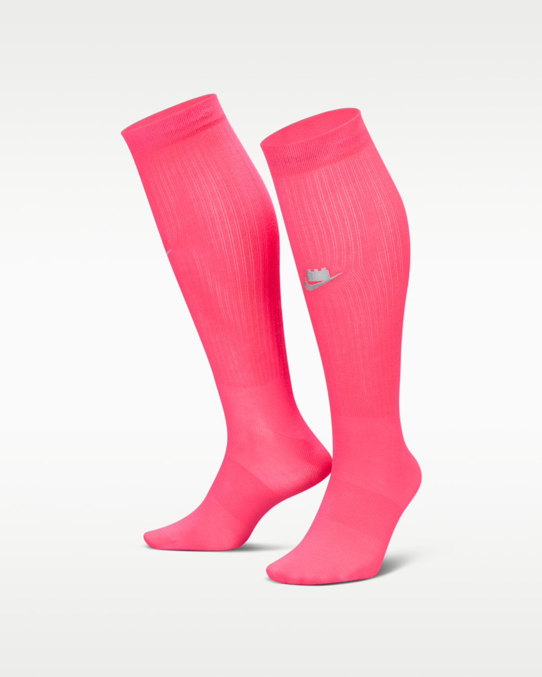 Nike x LEGO® Collection Kids Soccer Socks - Hyper Pink/Rush Red/Metallic Silver