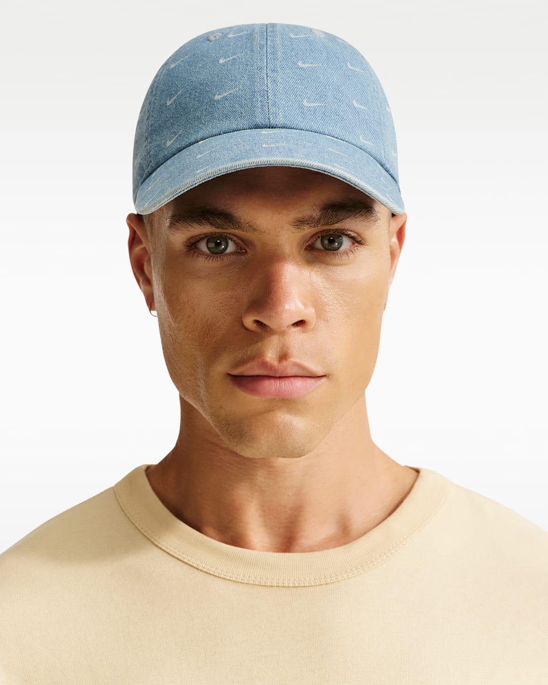 Nike Club Unstructured Denim Cap - Aegean Storm/Thunder Blue/White