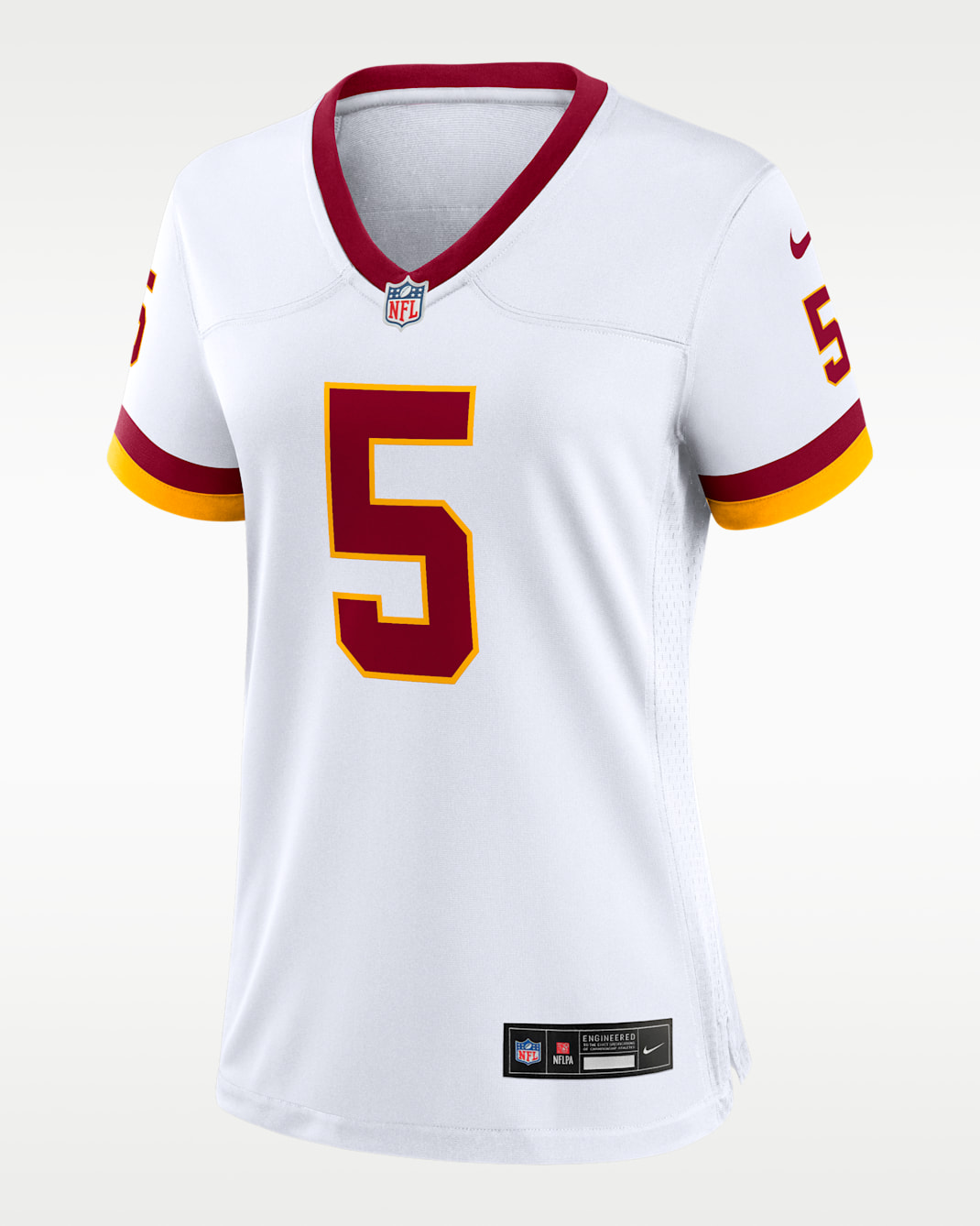 Jersey Nike de la NFL Game para mujer Jayden Daniels Washington Commanders - Blanco