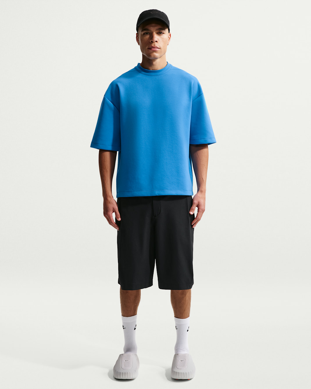 Shorts Dri-FIT UV de 20 cm para hombre Nike 24.7 PerfectStretch - Negro/Negro/Gris humo oscuro