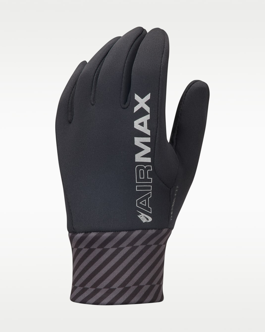 Gants de foot Therma-FIT Nike Academy - Noir/Anthracite/Reflective Silver