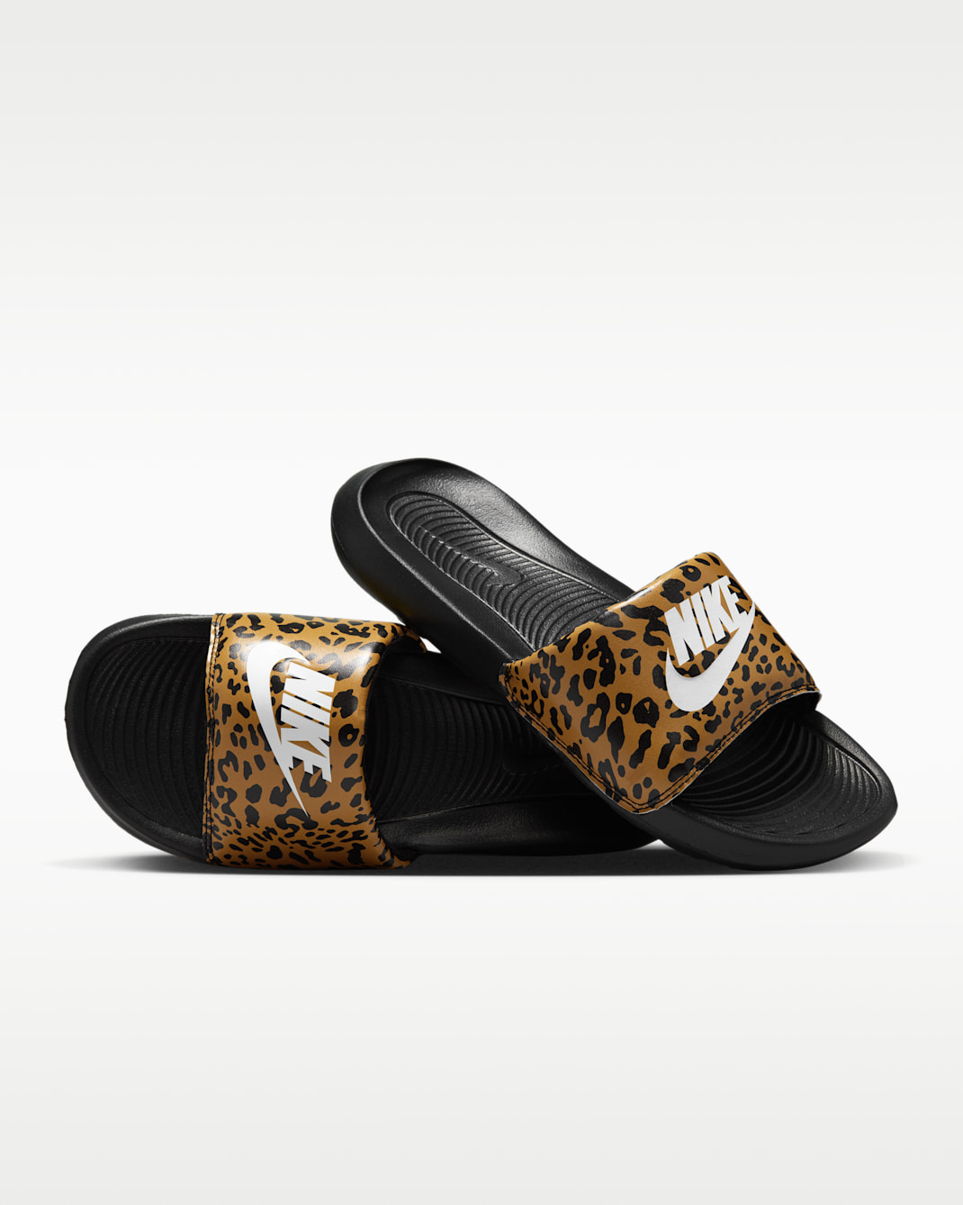 Nike Victori One Women's Print Slides - Chutney/Black/White