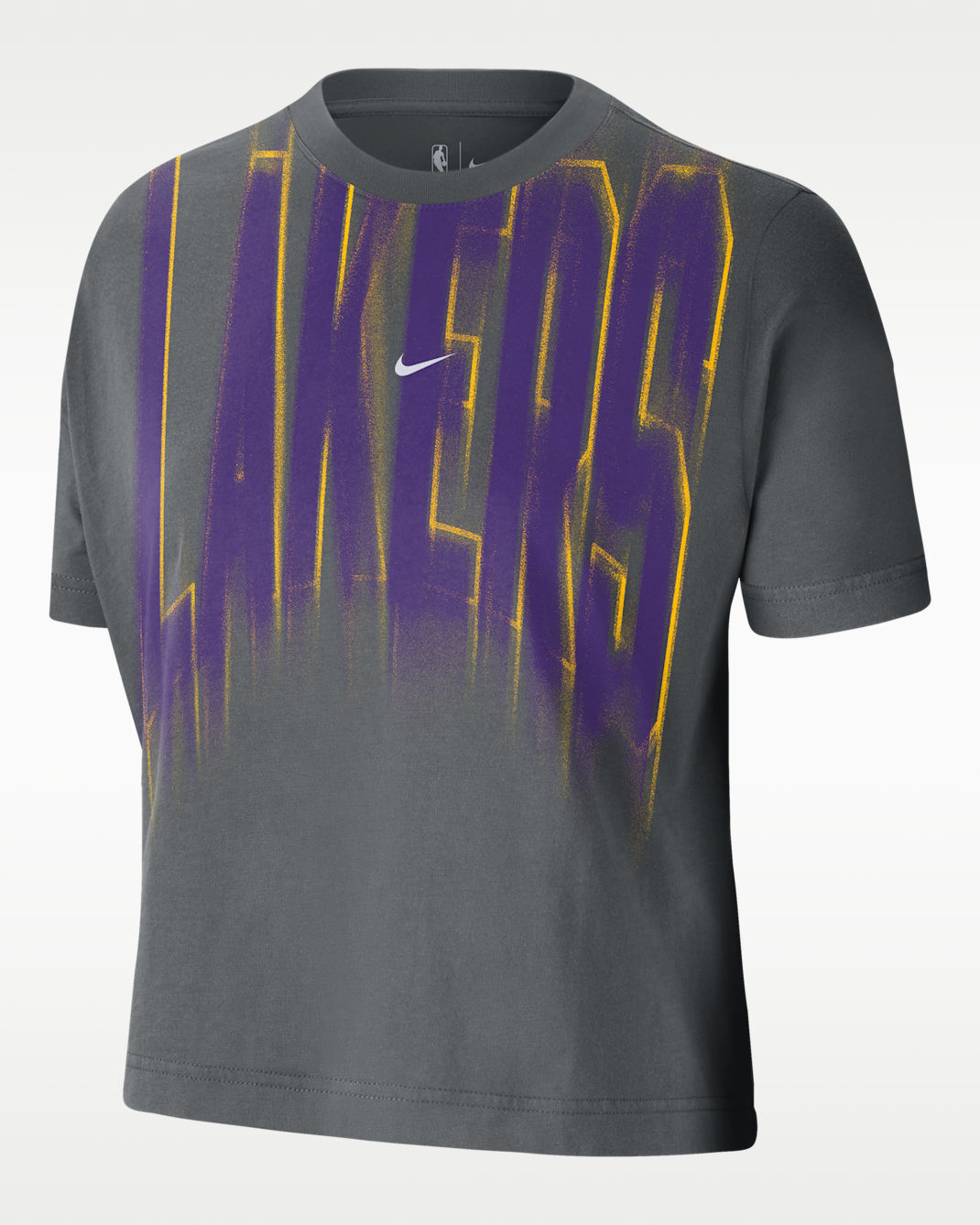 Playera de la NBA para mujer Los Angeles Lakers - Gris hierro