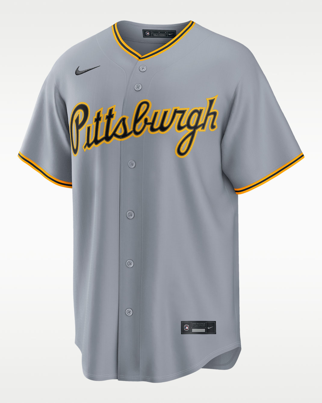 Paul Skenes Pittsburgh Pirates Men's Nike MLB Replica Jersey - Grey