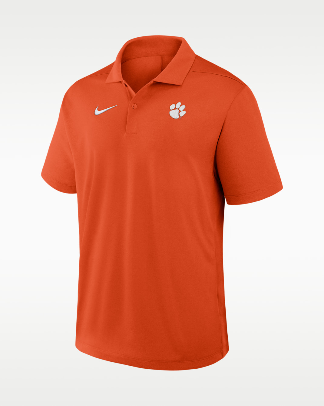 Polo universitaria Nike Dri-FIT para hombre Clemson Primetime Victory Plus - Naranja universitario