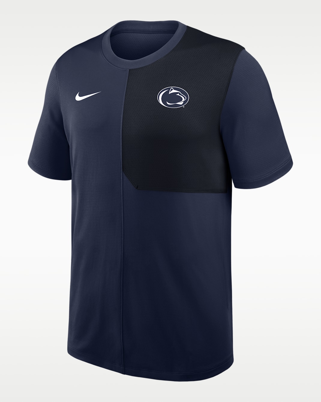 Playera universitaria Nike Dri-FIT para hombre Penn State Sideline Coach - Azul marino