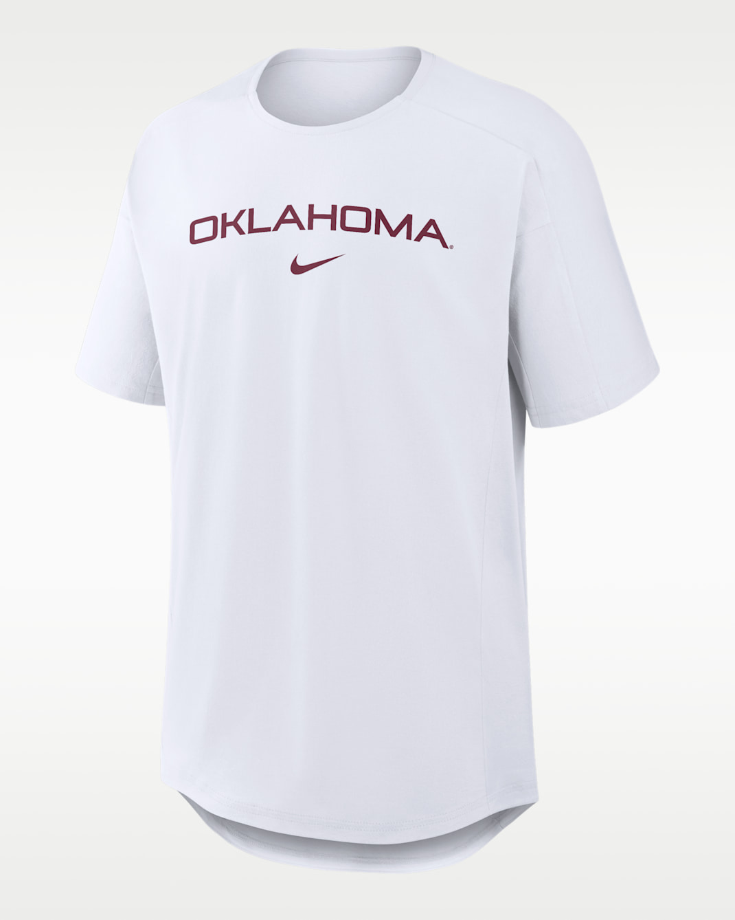 Oklahoma Premium Performance Golf Club Men's Nike College Top - White