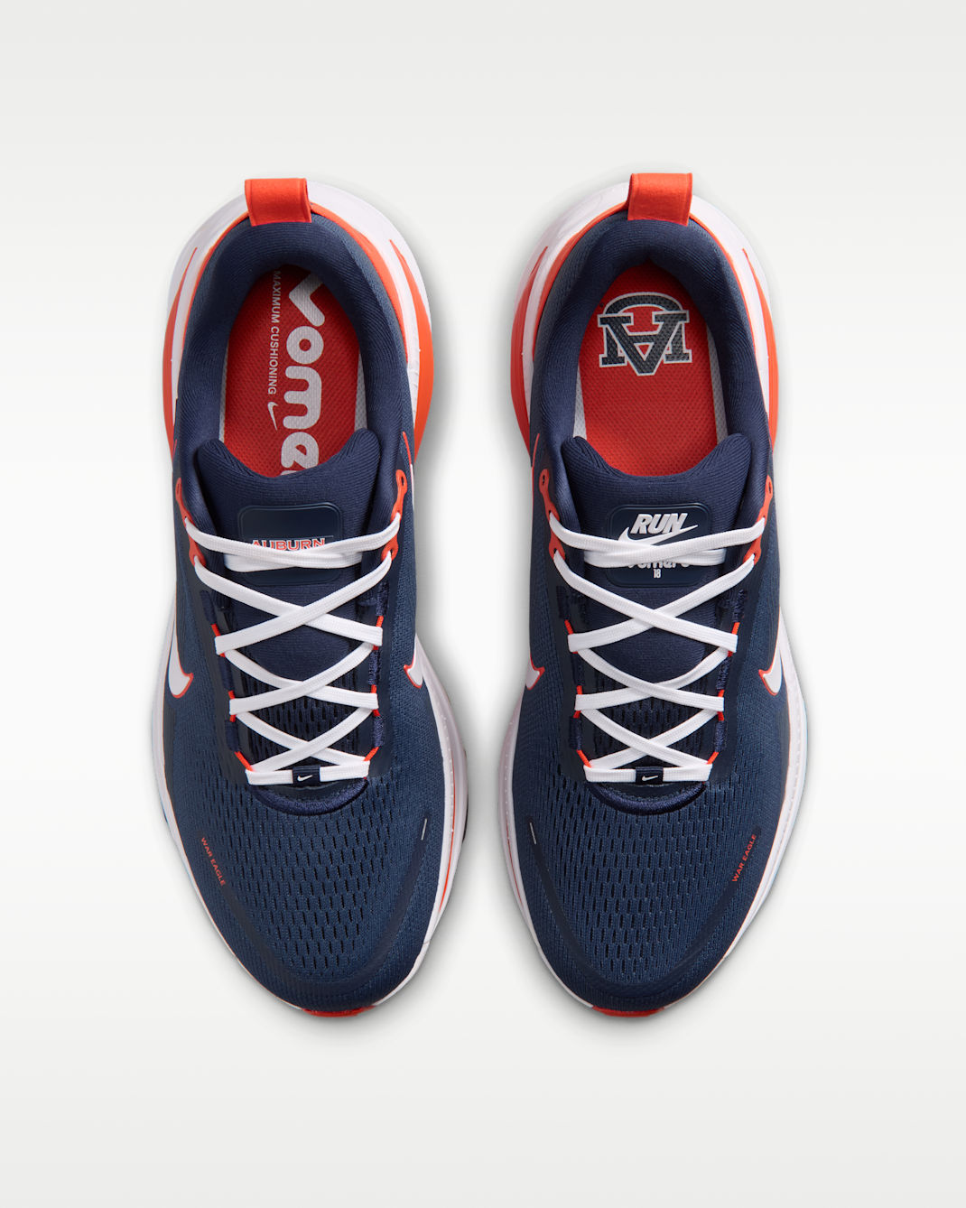 Nike College Vomero 18 (Auburn) Men's Road Running Shoes