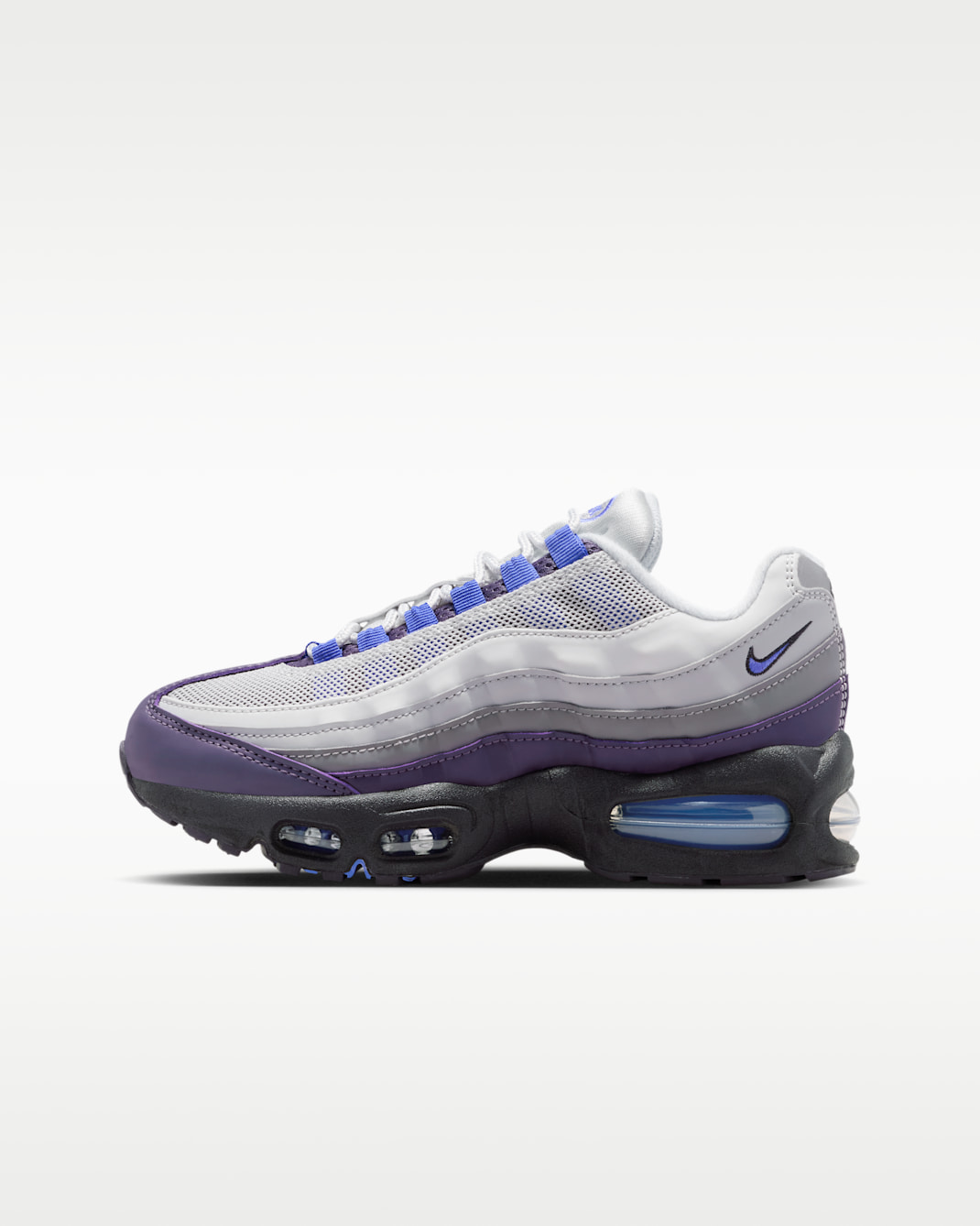 Nike Air Max 95 Older Kids' Shoes - Photon Dust/Dark Raisin/Pencil Point/Sapphire