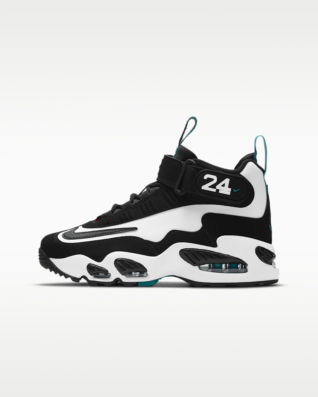 Nike Air Griffey Max 1 Big Kids' Shoes - White/Fresh Water/Black