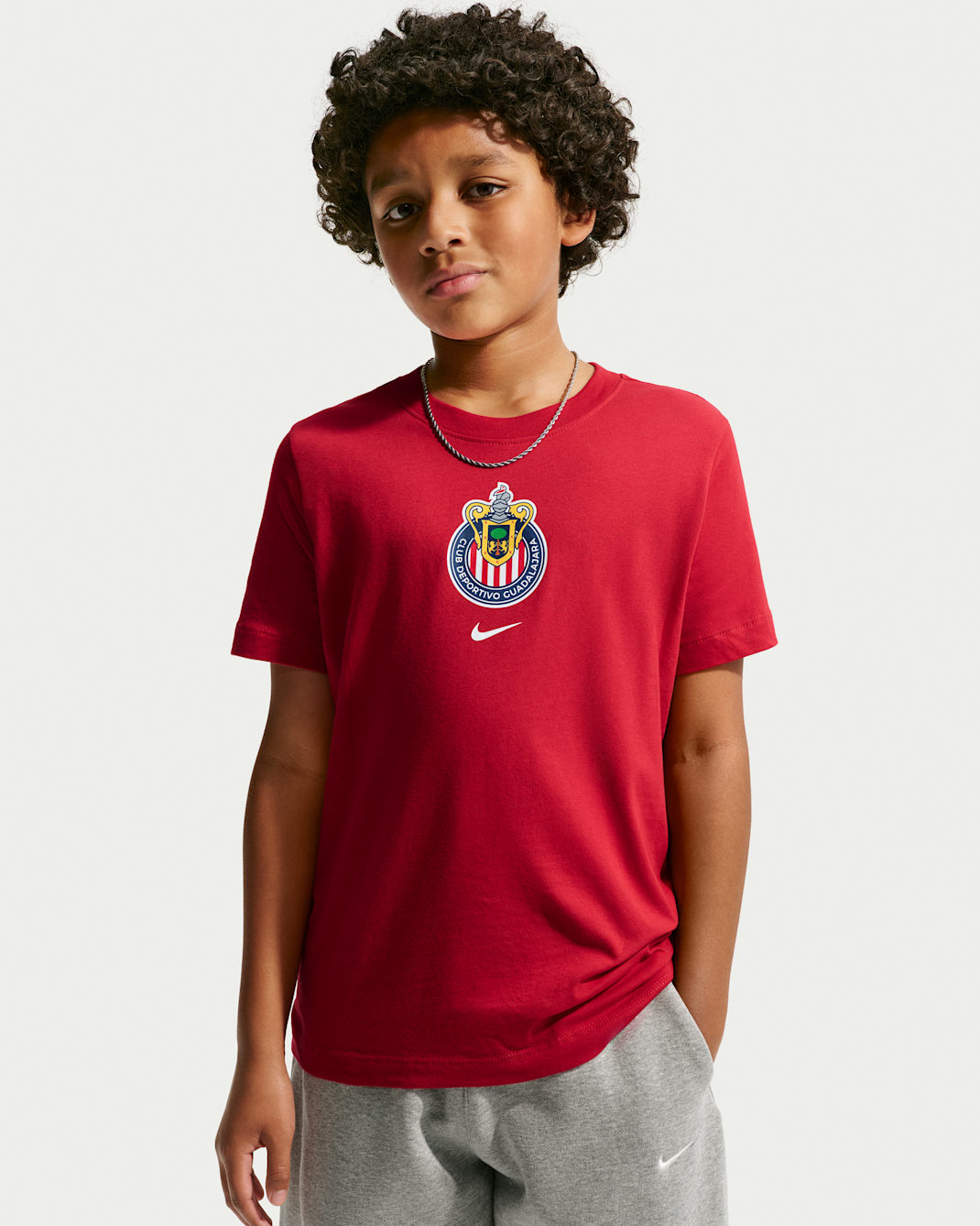 C.D. Guadalajara Big Kids' Nike Soccer T-Shirt - Gym Red