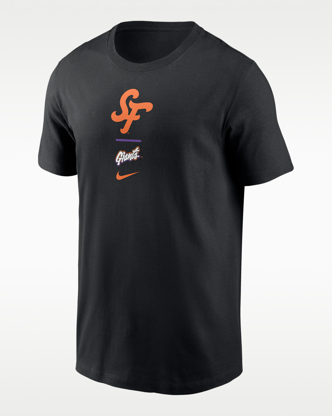 Playera Nike de la MLB para hombre San Francisco Giants City Connect 2-Hit - Negro