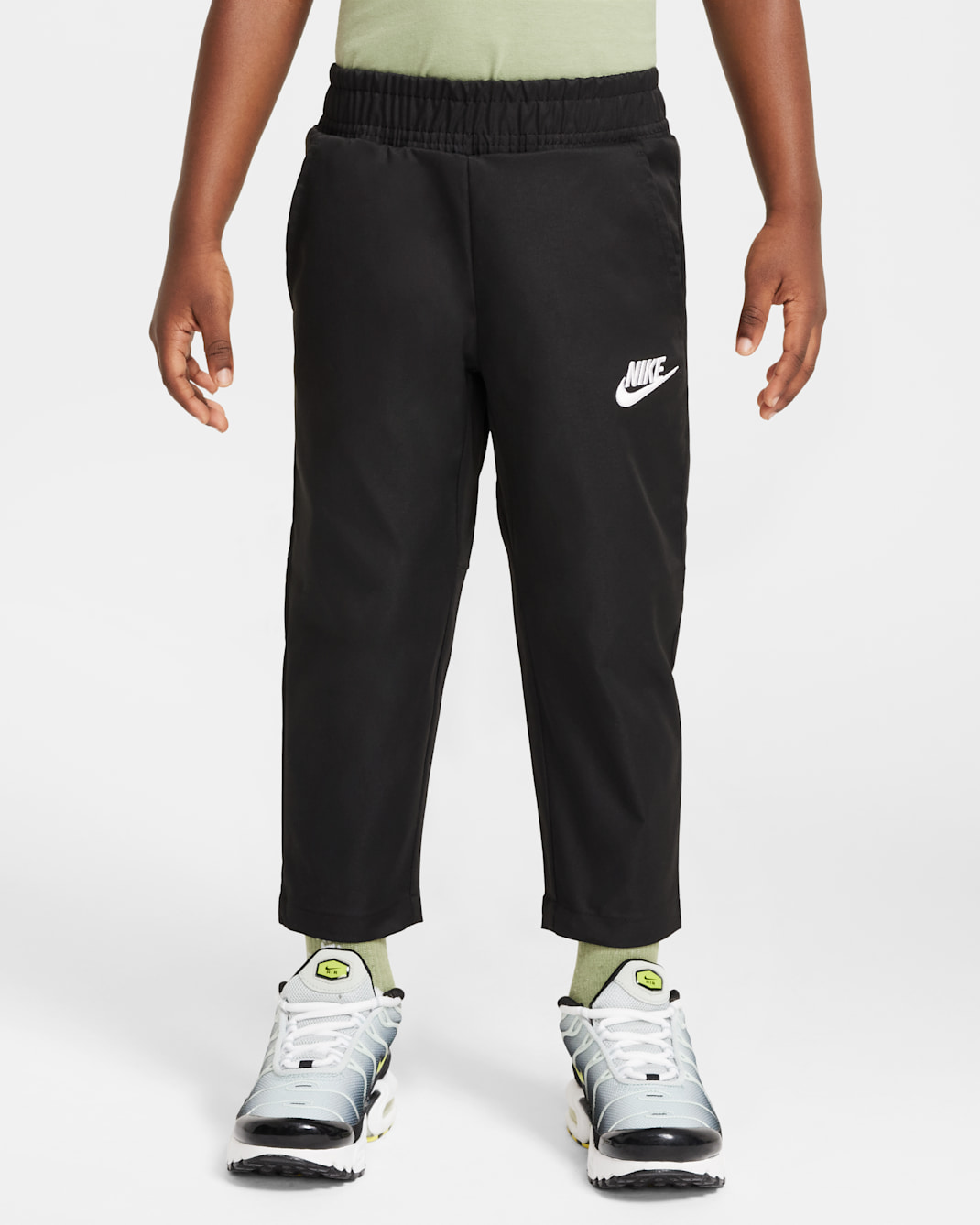 Pants de tejido Woven Dri-FIT infantiles Nike - Negro