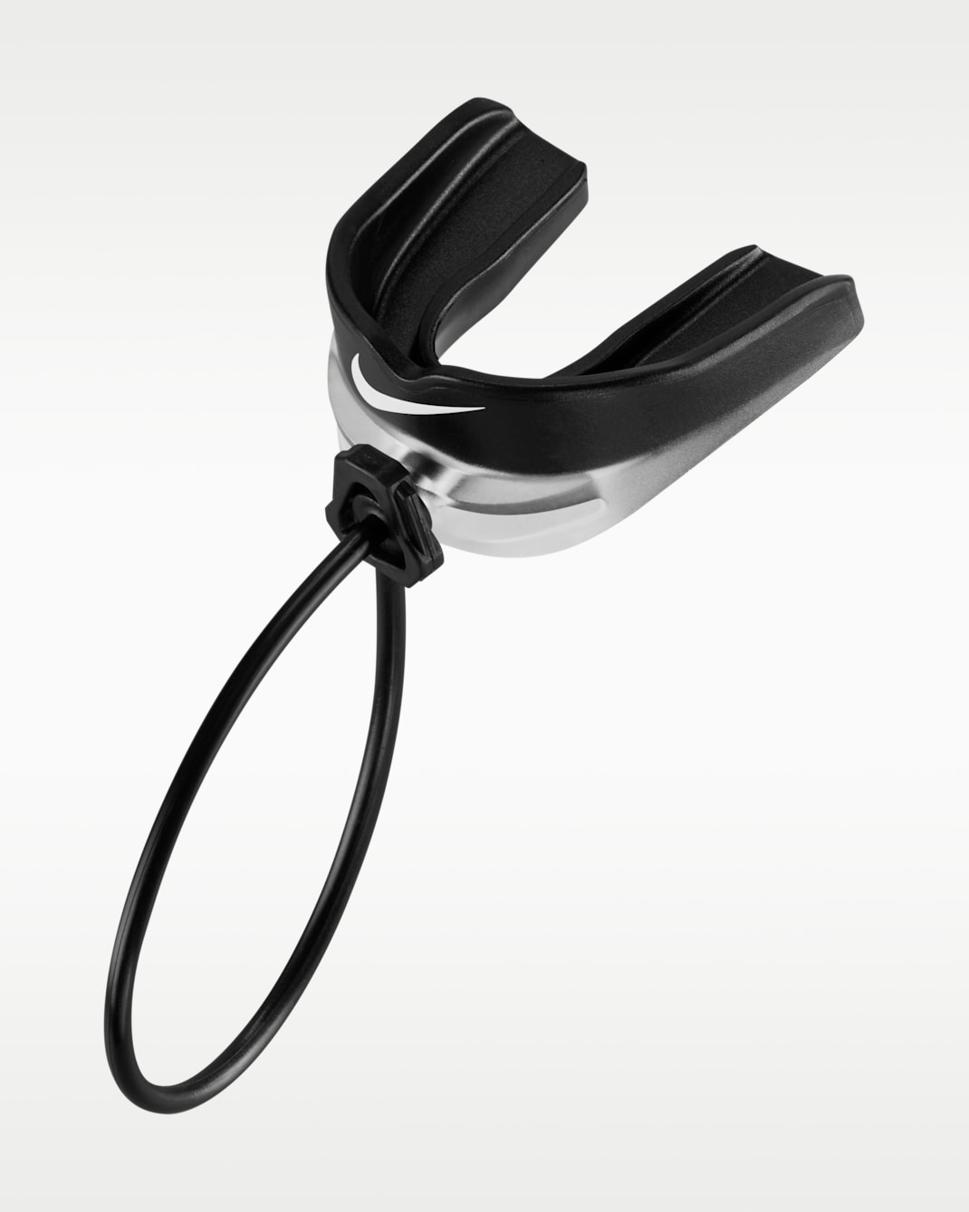 Protector bucal para niños Nike Alpha - Negro/Blanco