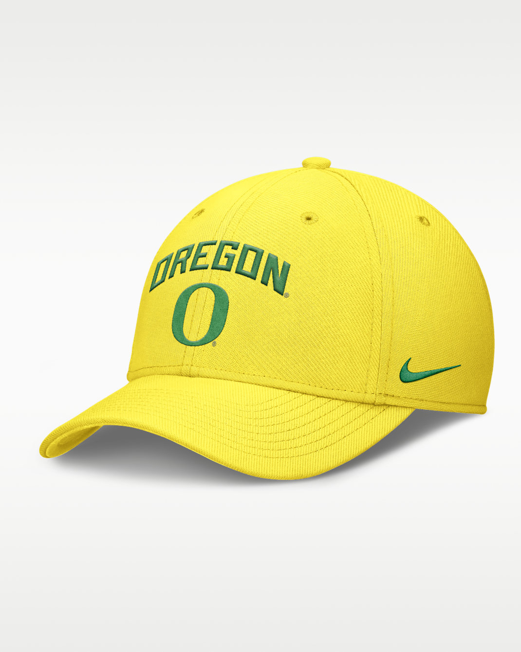 Oregon On-Field Rise Swoosh Men's Nike Dri-FIT College Hat - Yellow