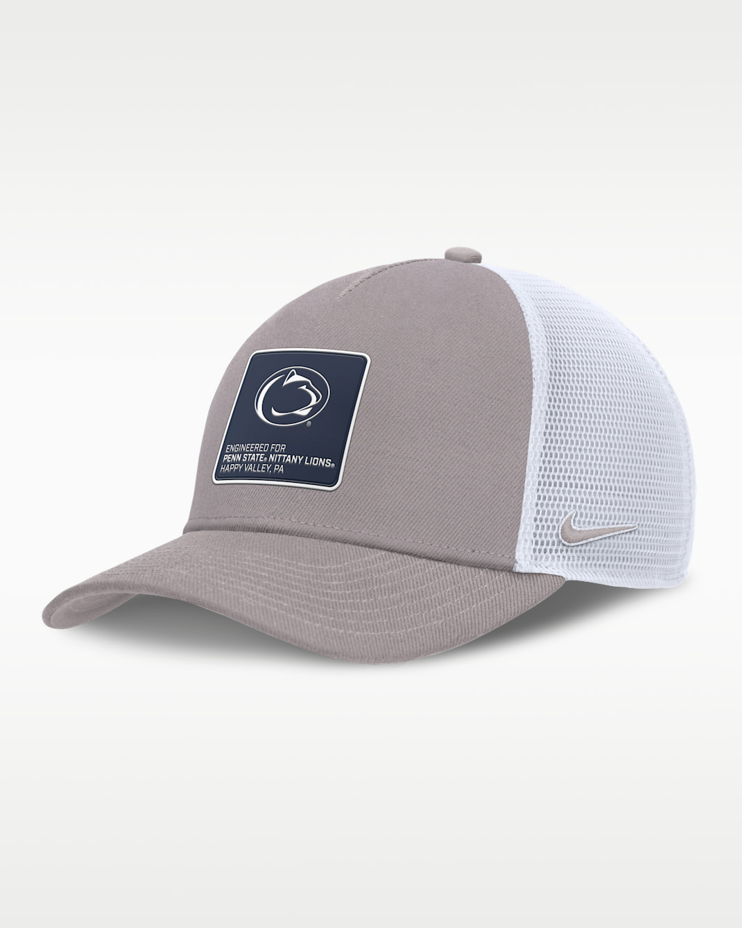 Gorra de rejilla universitaria Nike ajustable para hombre Penn State On-Field Rise Engineered - Gris