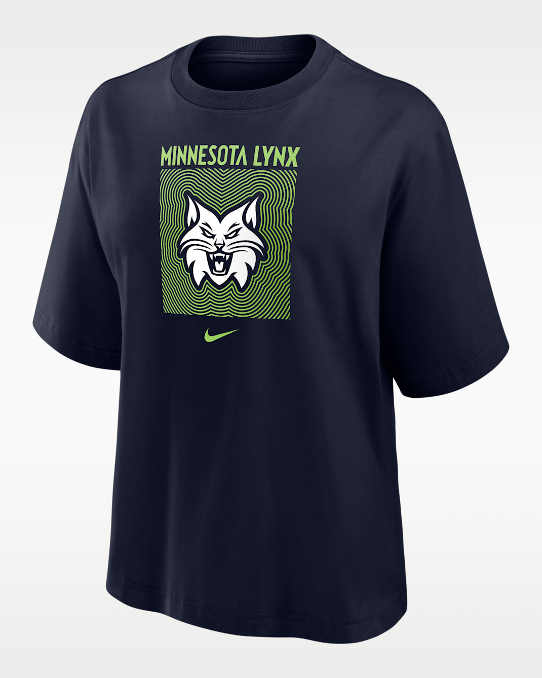 Playera Nike de la WNBA de corte cuadrado para mujer Minnesota Lynx - Azul marino