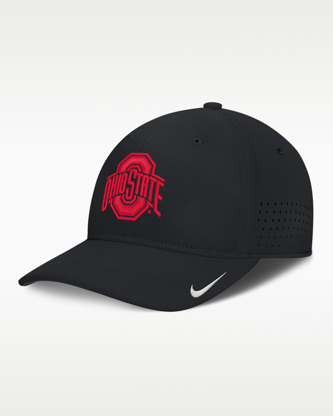 Ohio State Sideline Practice Men's Nike Dri-FIT College Hat - Black