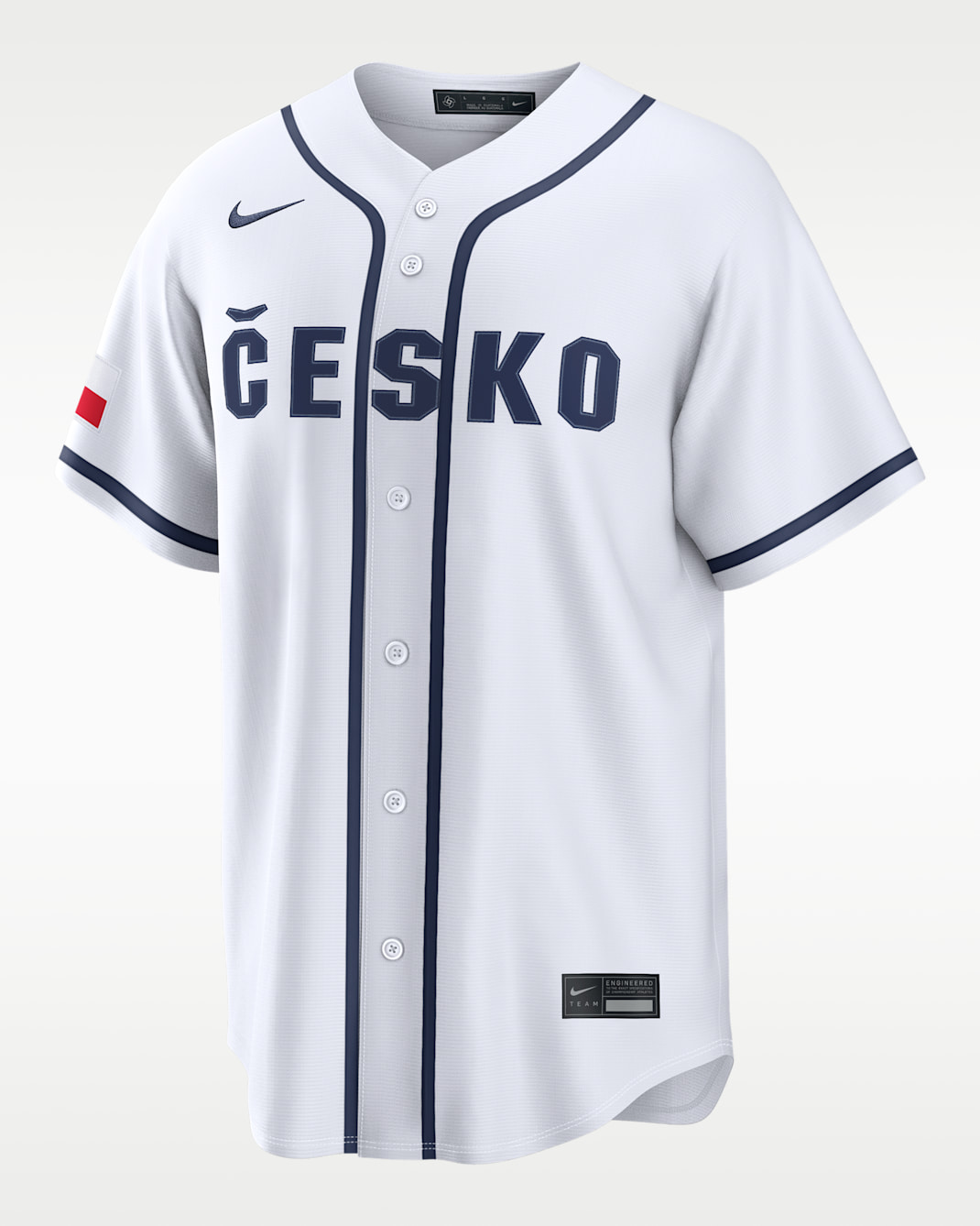 Czech Republic National Baseball Team 2026 World Baseball Classic Men's Nike Stadium Jersey - White