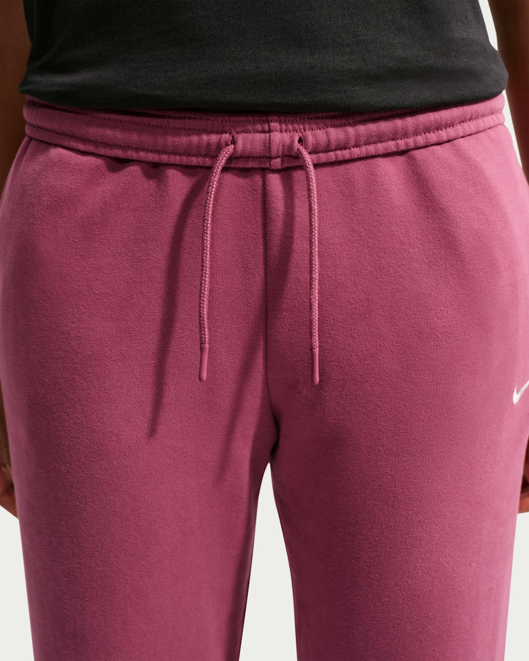 Nike Studio Fleece Lightweight "French Terry" Women's Mid-Rise Open-Hem Pants