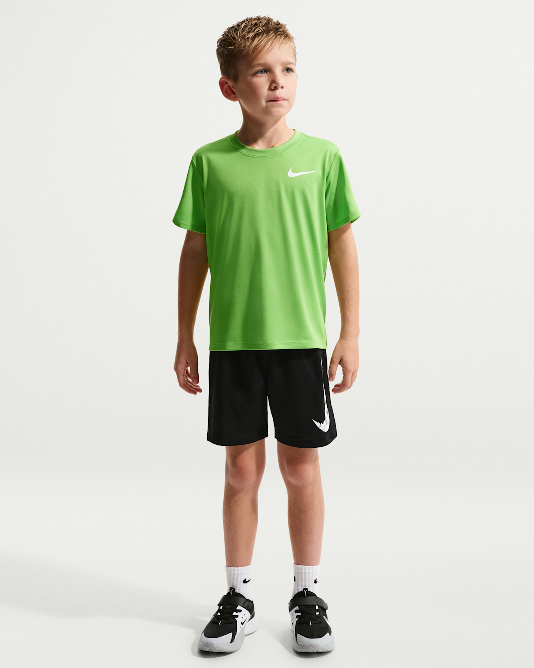 Nike Little Kids' Dri-FIT Trophy Shorts - Black